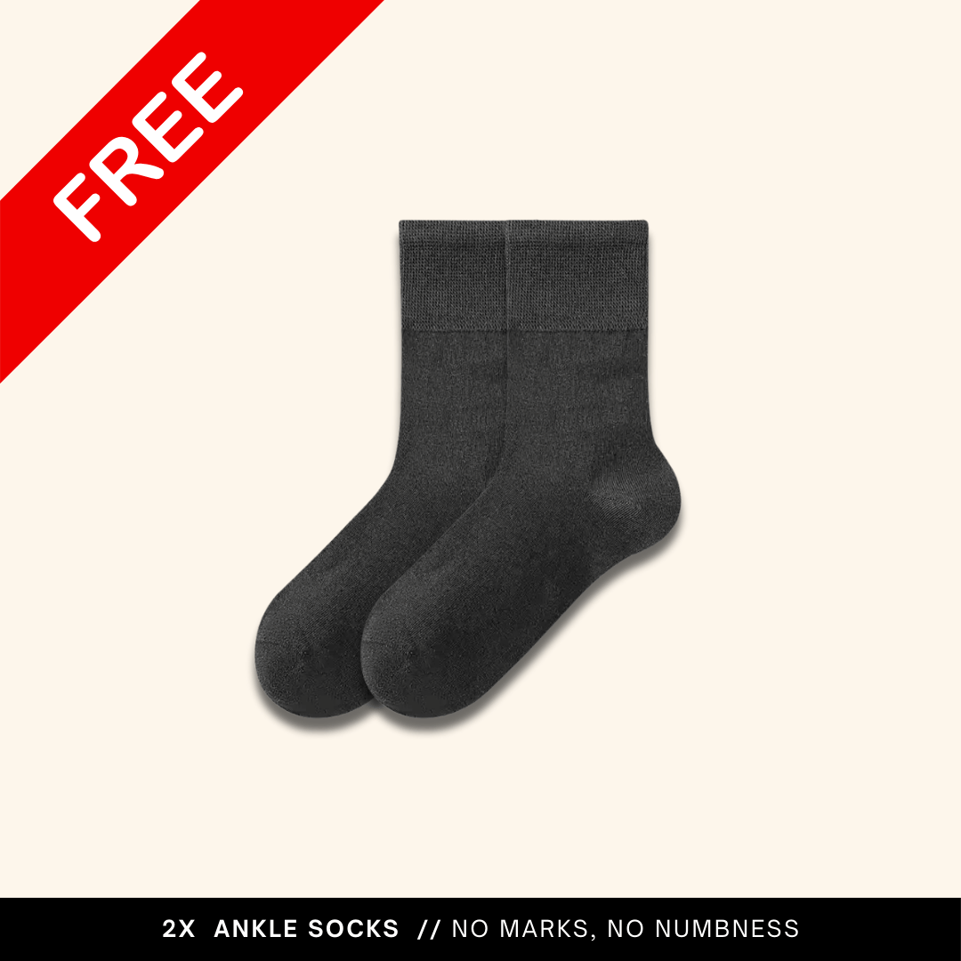 FREE MagicStretch Ankle Socks x2