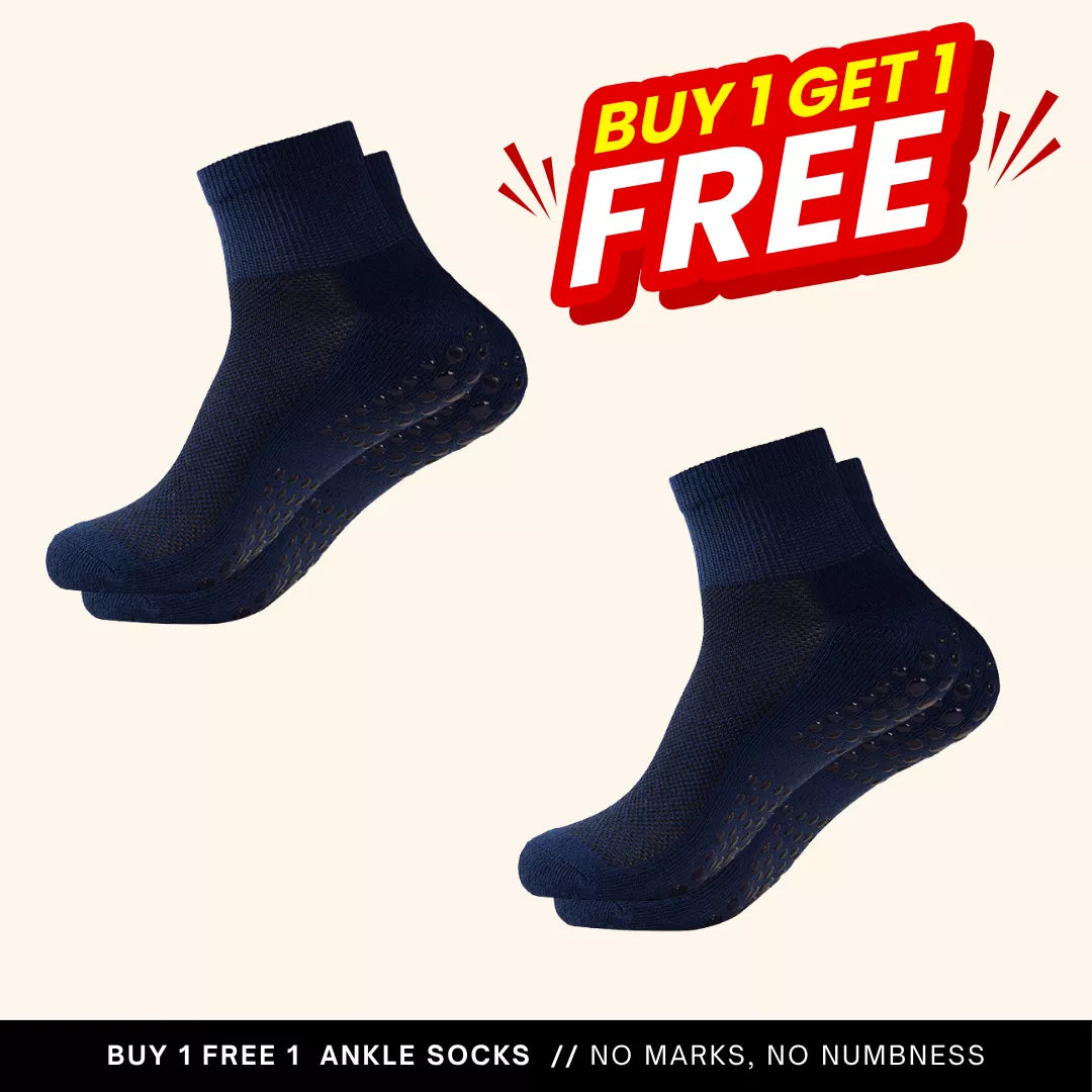 MagicStretch Grip Ankle Socks — Buy 1 Free 1