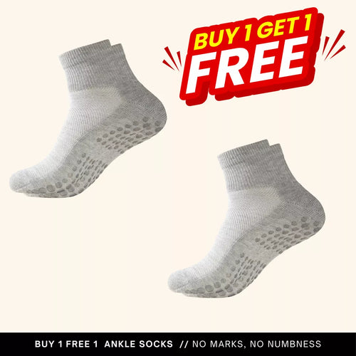 MagicStretch Grip Ankle Socks — Buy 1 Free 1