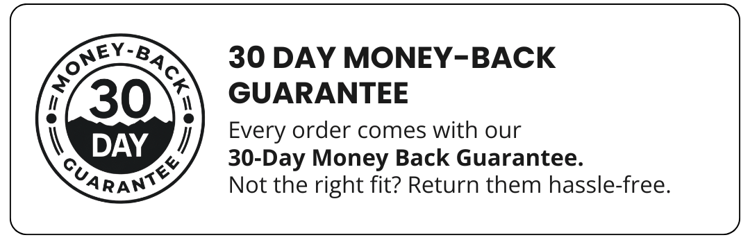 Promotional text for free ankle socks with every order over $90 and a 30-day money-back guarantee.