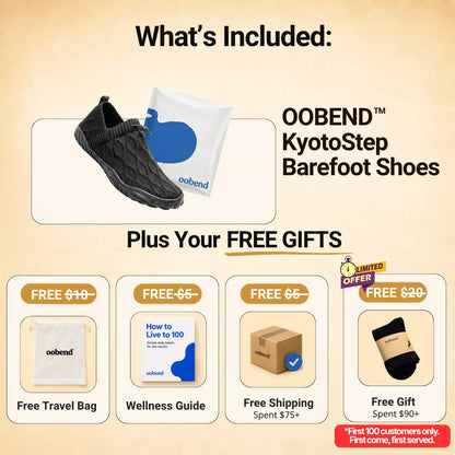 Oobend™ KyotoStep - Barefoot Shoes
